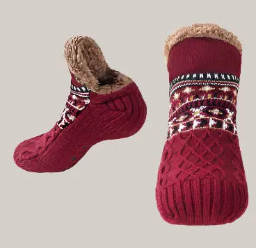 Indoor Men Dragging Shoes And Socks Red 40or42yards