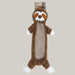 Stuffing-Free Crinkle Dog Toy Sloth
