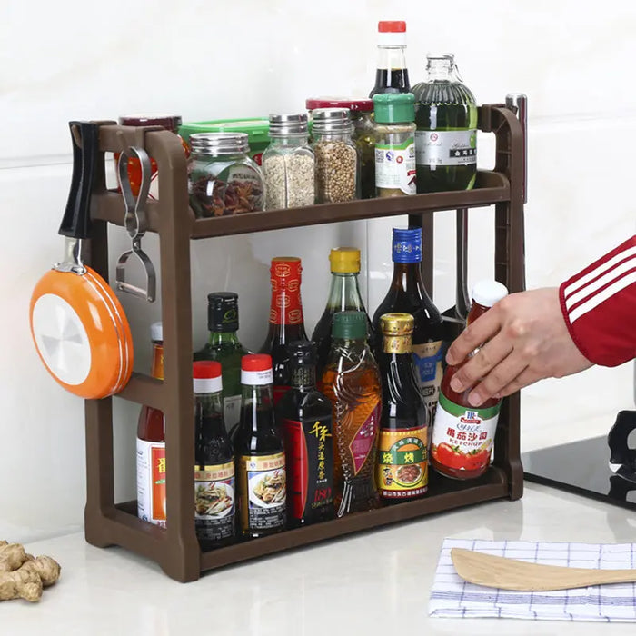 Kitchen Storage Shelving Multilayer Coffee