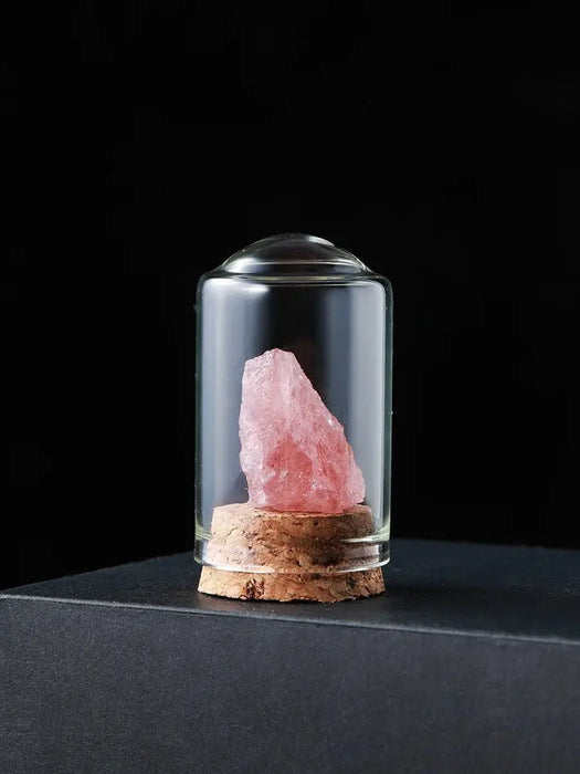 Natural Crystal Ore Specimen Ornaments Rock Strawberry crystal