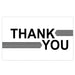 Gift Packaging 50 SheetsPack Simple Black Thank You Cards K 156 Style 50 Pieces