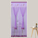 Hook-and-Loop Polyester Mosquito Door Curtain R'deer Purple