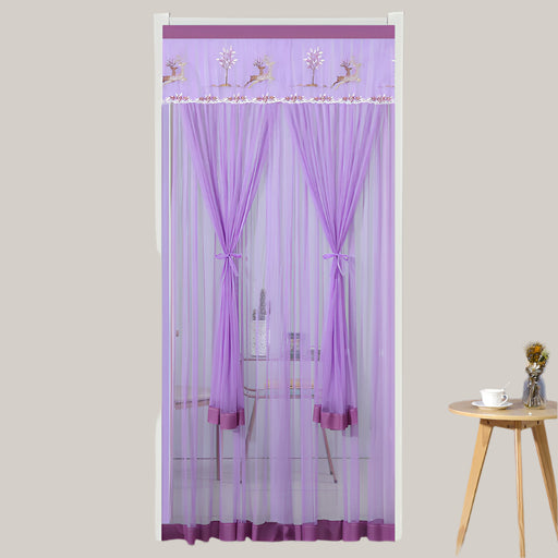 Punch-free Mosquito-proof Curtain R'deer Purple