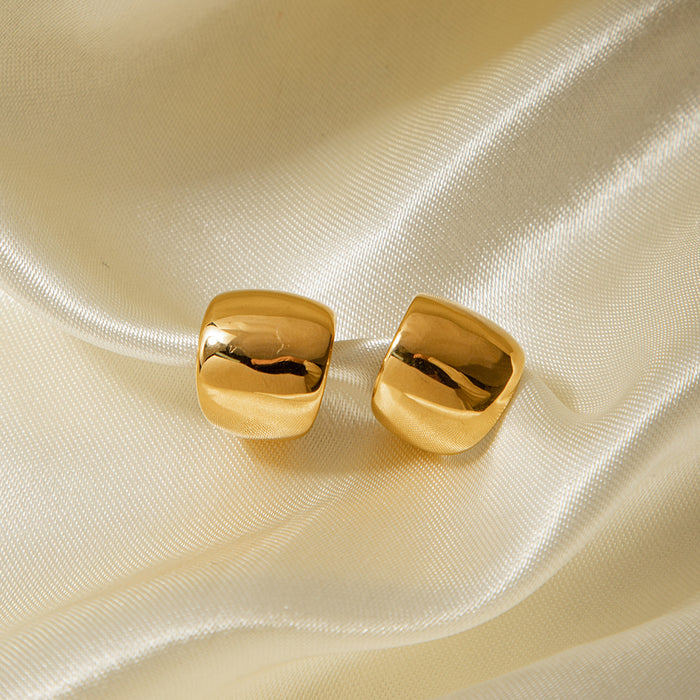 Stainless Steel Simple Glossy Ear Clip
