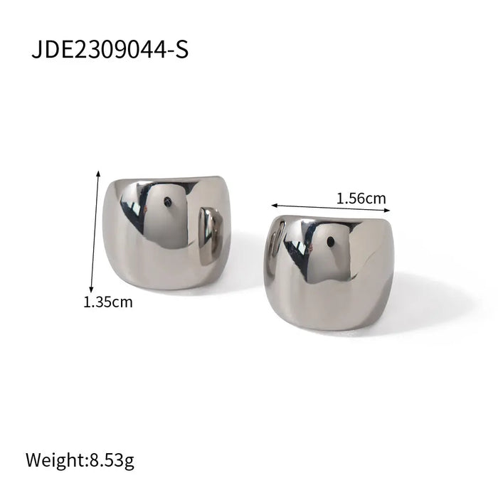 Stainless Steel U-Shaped Ear Clips – 1 Pair, 2 Styles JDE2309044S