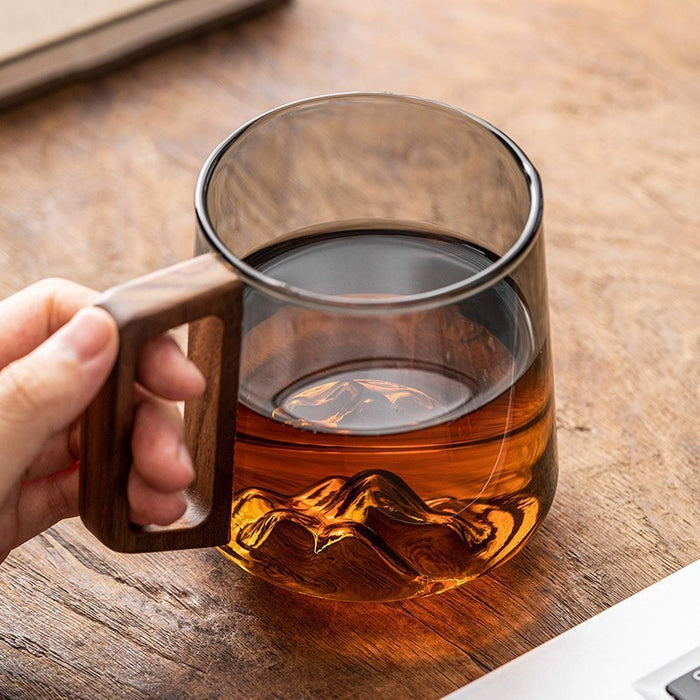 Borosilicate Glass Cup with Side Handle