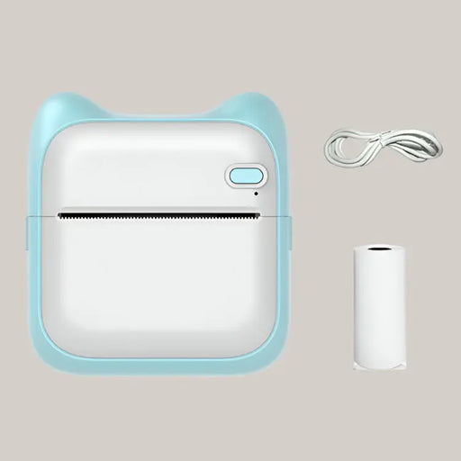 New Pocket Wrong Thermal Printer Blue English Version