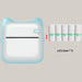 New Pocket Wrong Thermal Printer Blue 5 Rolls Adhesive Paper