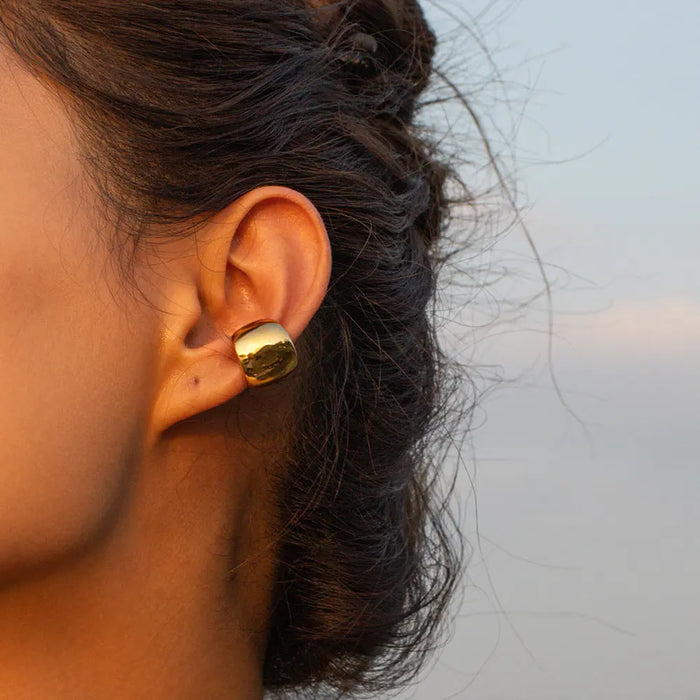 Stainless Steel U-Shaped Ear Clips – 1 Pair, 2 Styles