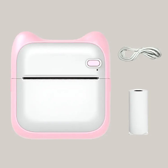 New Pocket Wrong Thermal Printer Pink English Version