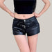 Fashion Women's Black Super Short Shorts Black