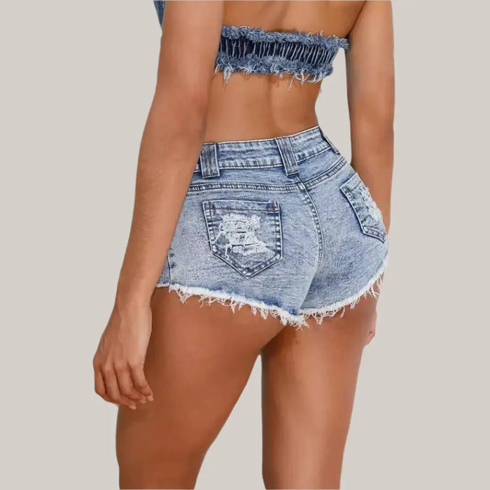 Casual Versatile Ultra Short Denim Shorts