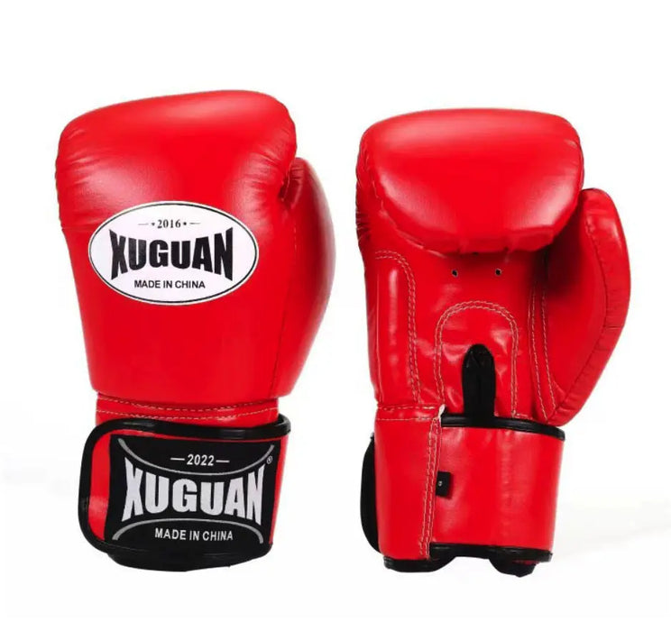 Boxing Gloves – 6–14 oz, 7 Colors Red