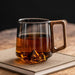 Borosilicate Glass Cup with Side Handle 400to430mI