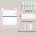 New Pocket Wrong Thermal Printer Pink SetA