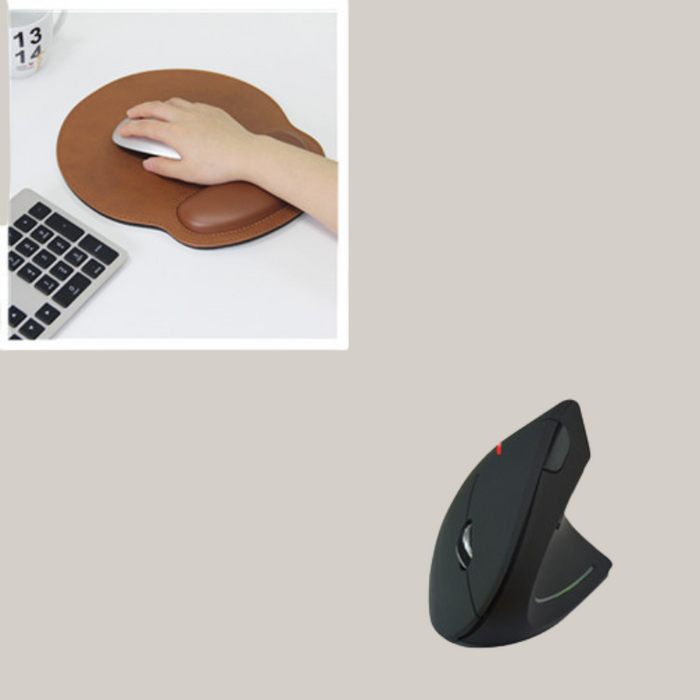 Six-Button Optical Computer Mouse Brown