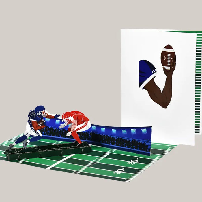 Original New 3D Stereoscopic Greeting Cards Rugby