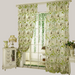 White Striped Yarn Translucent Curtain For Bedroom White burnt out yarn