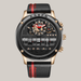 Uniquex Leather-Strap Watch