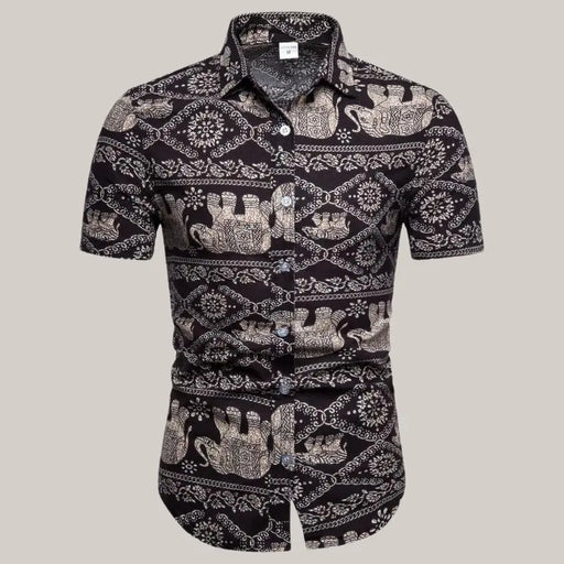 Linen Slim Fit Dress Shirt