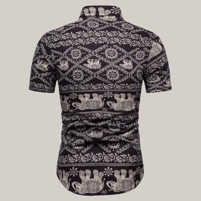 Linen Slim Fit Dress Shirt