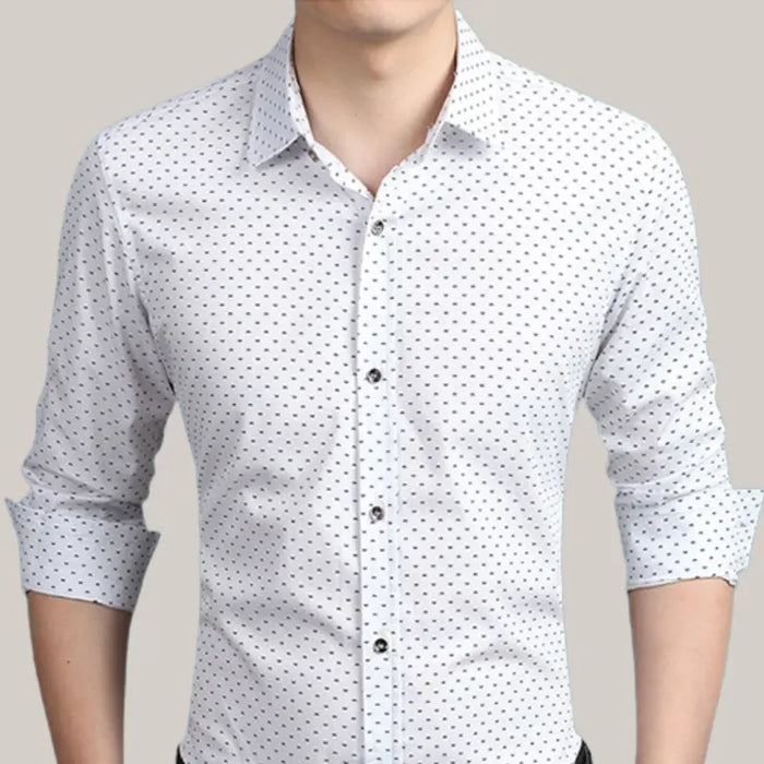 Male Shirt Long-Sleeves Tops
