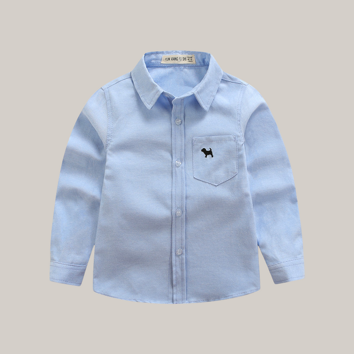 Children's Shirts Boys' Long-sleeved Shirts
