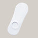 Socks Men And Women Solid Color Boat Socks White