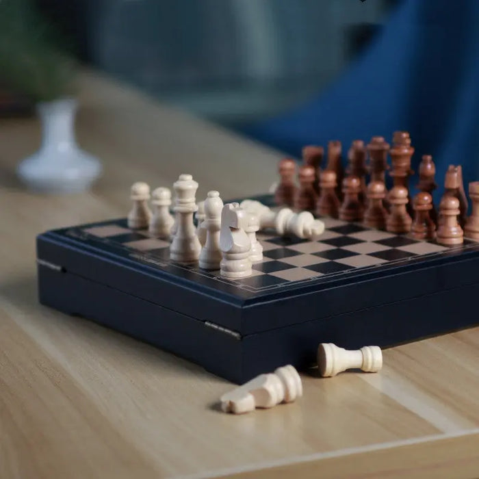 Mini Chess Children's Board Wooden Chess