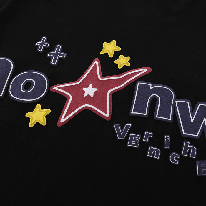Letter XINGX Printed Men Summer Clothing