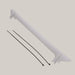 Bicycle Chainstay Protector – 222 × 20 mm, 6 Colors White 222x20x0.3mm