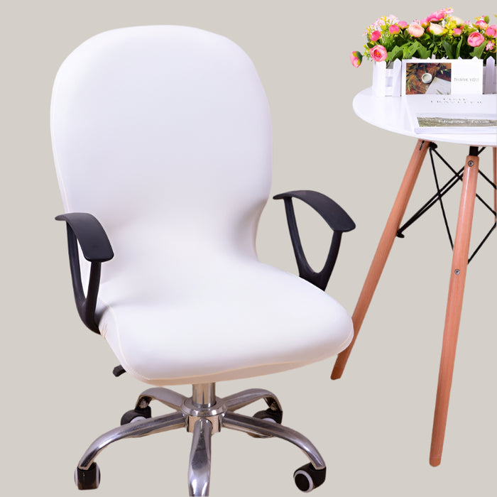 Protective Computer Chair Cover Beige Default
