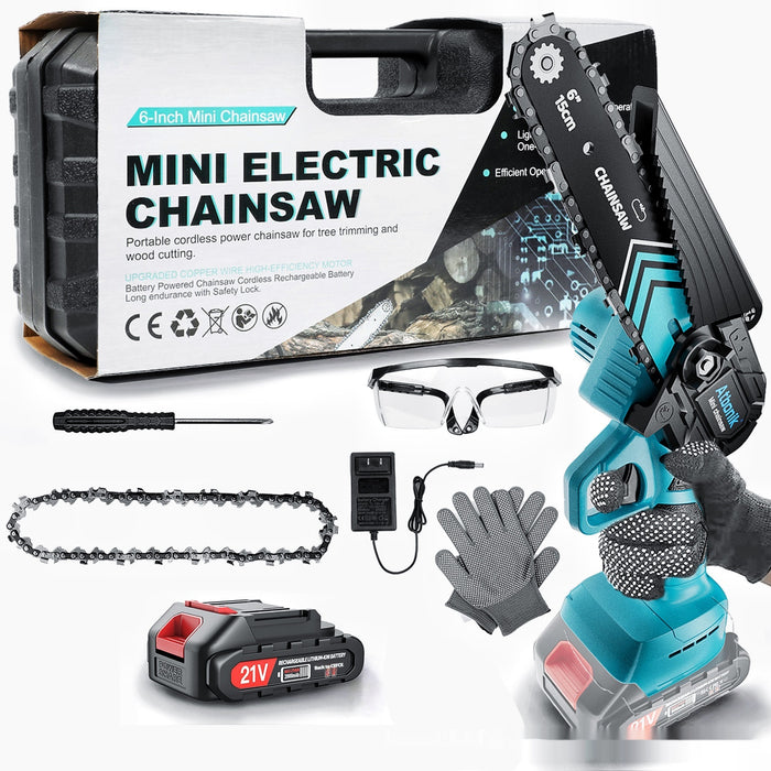 Rechargeable One handed Electric Saw