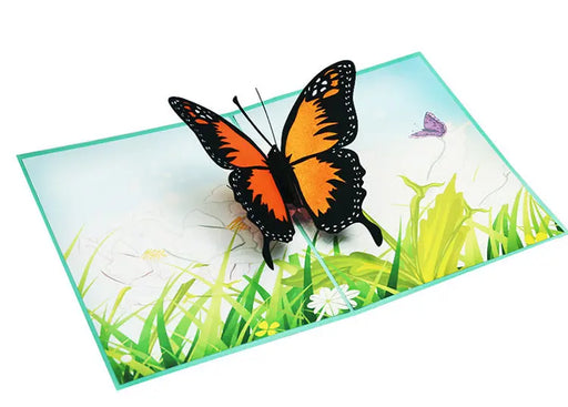 Paper-Cut Butterfly Greeting Card – 15 × 20 cm
