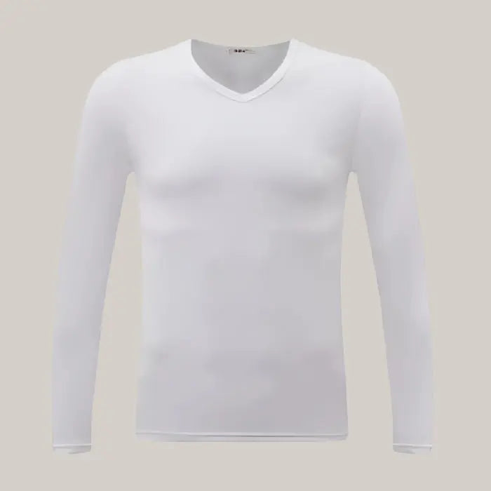 Turtleneck Sweaters For Men Base round neck white