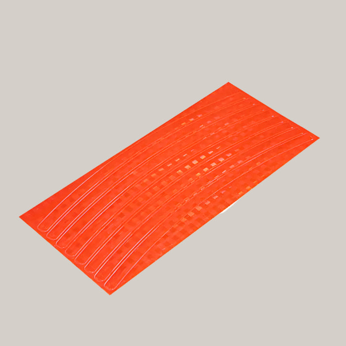 Bicycle Rim Reflective Stickers – 26 in., 5 Colors Orange