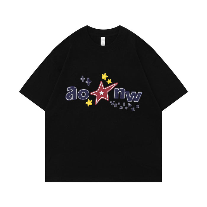Letter XINGX Printed Men Summer Clothing