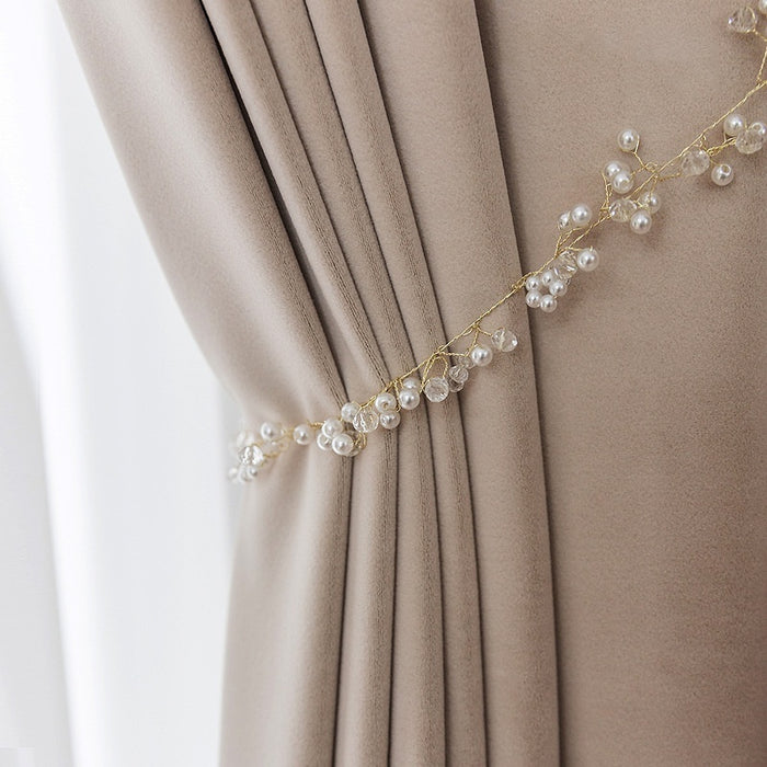 Modern Flannel Room-Darkening Curtain Panel