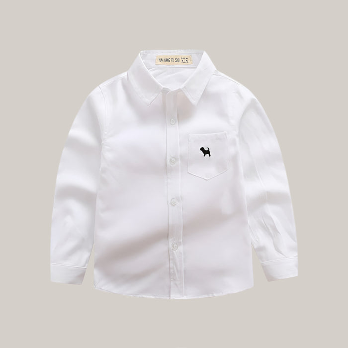 Children's Shirts Boys' Long-sleeved Shirts