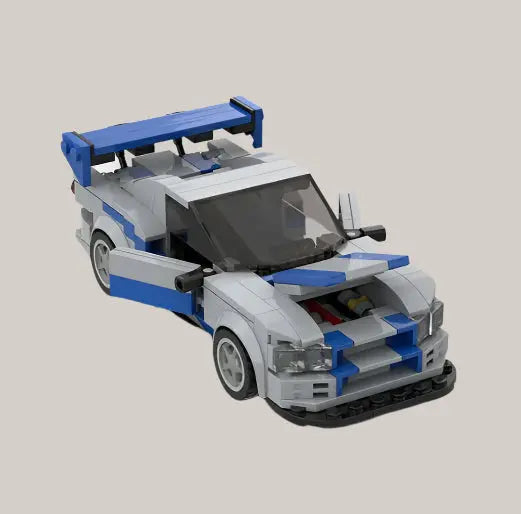 332-Piece Sports Car Building Block Set – Rose