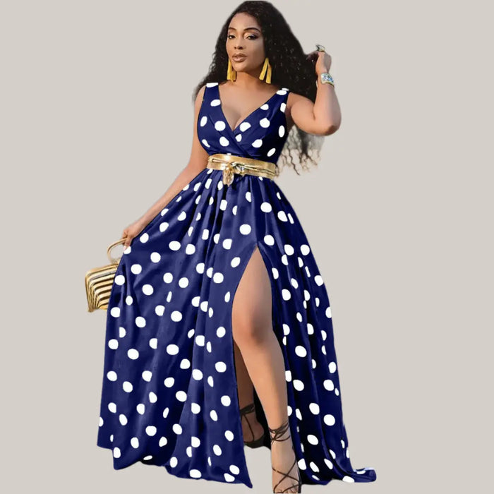 Sexy Dresses Women Party Ladies Blue