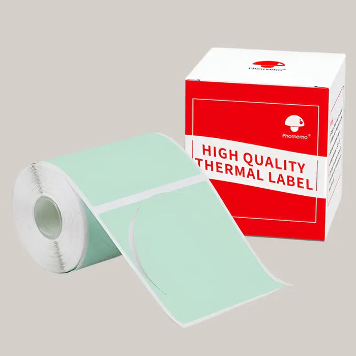 New Handheld Bar Code Printer Green Round 50X50mm