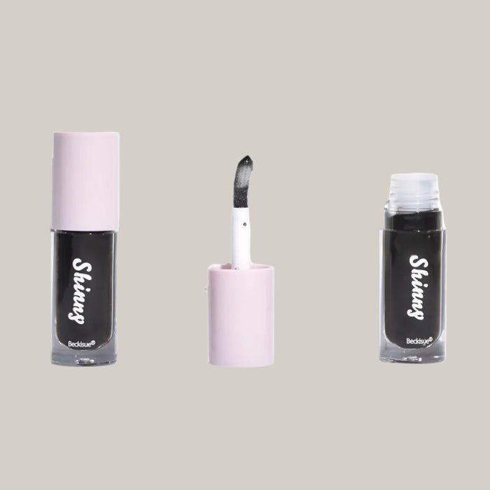 8 mL Shiny Lip Gloss – Clear, Black or Brown