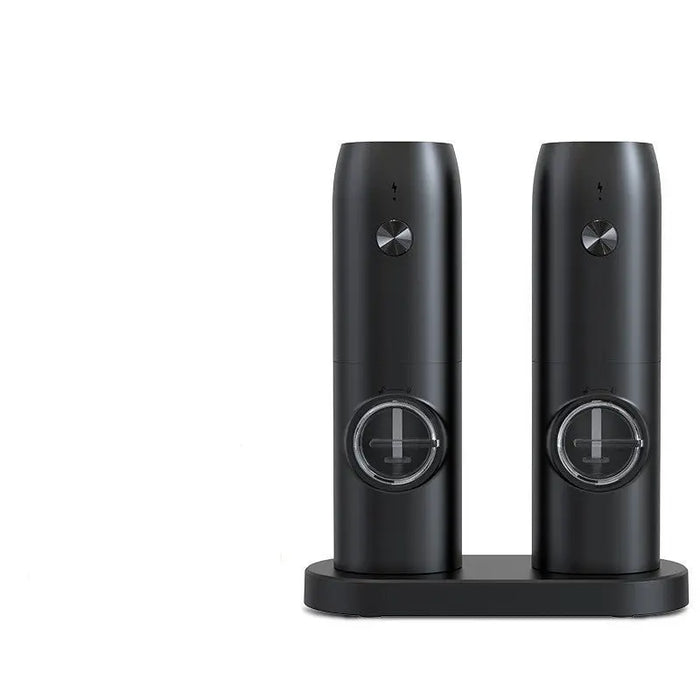 USB-C Rechargeable Electric Grinder with Ceramic Burr Black Two packs