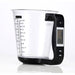 Battery-Powered Digital Measuring Cup Scale Black