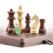 15-Inch Wooden Chess Set or Piece Storage Bag – 4 Options Walnut
