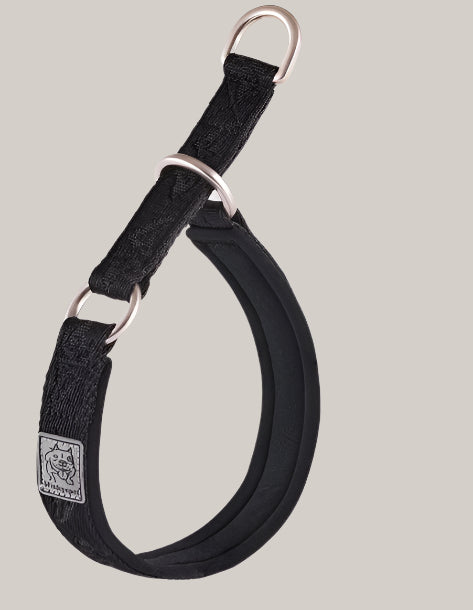 P-Chain Dog Walking Collar black