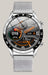 Smart Pedometer Heart Rate Watch Silver A 4pcs
