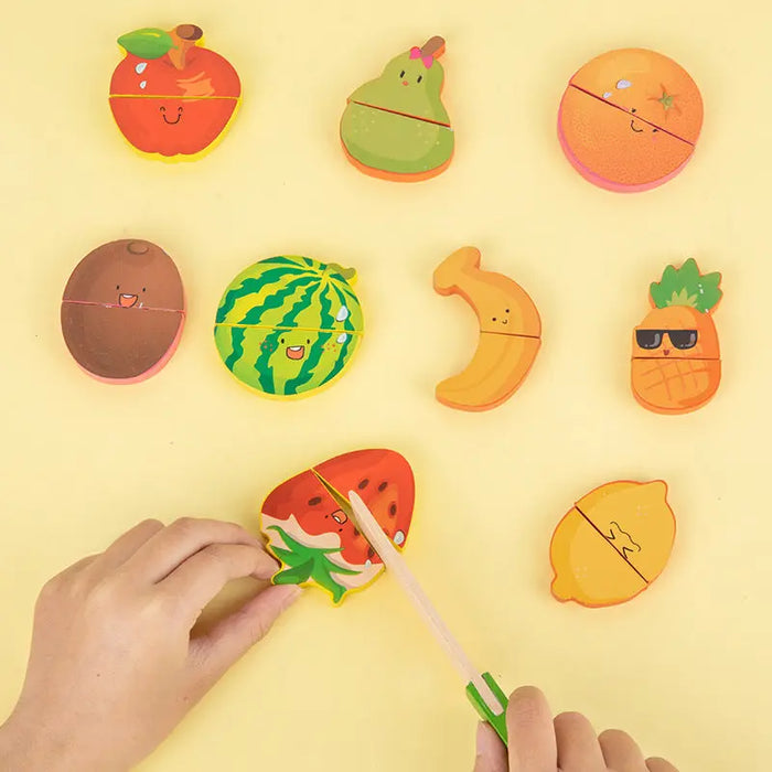Wooden Activity Toy – Busy Board or Fruit Cutting Set