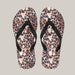 Animal-Texture Flip-Flops YSFD1025AB